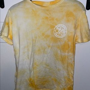 Woman’s Obey shirt.